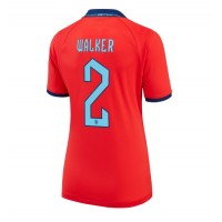 Dámy Fotbalový dres Anglie Kyle Walker #2 MS 2022 Venkovní Krátký Rukáv